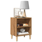 ZNTS Bedside Cabinets 2 pcs Artisan Oak 40x30x50 cm Engineered Wood 856419