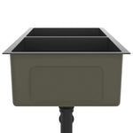 Handmade Kitchen Sink Black Stainless Steel 51525