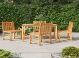 Garden Dining Set Teak Solid Teak Wood 5 Piece Set Durable 3157148