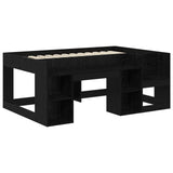 Kids'Bed Frame with Storage Black Oak 80 x 160 cm 3422620