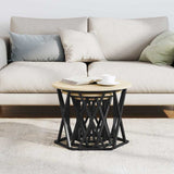 Nesting Side Table 3 pcs Sonoma Oak Engineered Wood and Steel 868256