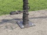 Welded Wire Fence with Concrete Base 50 x 0.4 m 3353680