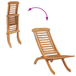 Folding Garden Chair 50x90x69 cm Solid Wood Teak 319163