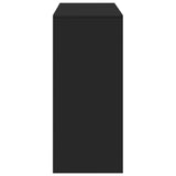 Bar Table with Shelf Black 124x46x103.5 cm Engineered Wood 854392