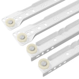 Drawer Slide 87 pcs White Steel 864649