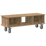 TV Stand Artisan Oak 100 x 35 x 35 cm Engineered Wood 891039