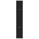 Apothecary Cabinet Black 30x41x174,5 cm Engineered Wood 3309628