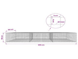Gabion with 5 mm Wire and 5x5 cm Mesh 300x50x50 cm 3464232