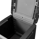 Garden Storage Box 54x53x57 cm 130 L Dark Grey and Black 151816