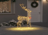 3D Reindeer 250 LEDs Warm white 180 cm Rattan 42019060