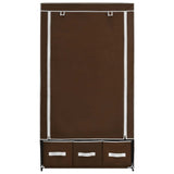 Wardrobe Brown 87x49x159 cm Fabric 282458