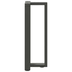 ZNTS Console Table Legs T-Shaped 2 pcs Anthracite 25x28x cm Steel 4013042