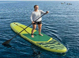 Inflatable Stand Up Paddle Board POSEIDON Green PVC 42039119