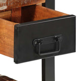 Bedside Cabinet Multicolour 35x34x45 cm Solid Wood Reclaimed 4013569