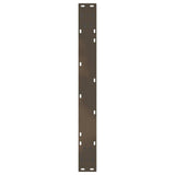 Dining Table Legs V-Shape 3 pcs Natural Steel 100x cm Steel 4012599
