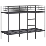 Bunk Bed without Mattress Black 80x200 cm Steel 42000320