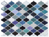 Lanturn Tile 50 pcs Blue Green 27 x 27 cm Polyurethane and PET 42046245