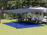 Tent Carpet 400x500 cm Blue HDPE 310732