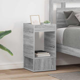 End Table 2 pcs Grey Sonoma 30 x 30 x 56 cm Engineered Wood 890939