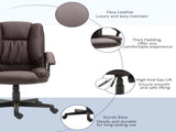 Office Chair, Computer Desk Chair, Mid Back Executive Chair with Adjustable Height and Swivel T3398P342293