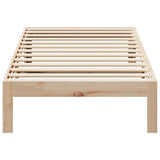 Bed Frame without Mattress 90x200 cm Solid Wood Pine 859220