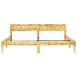 Bed Frame without Mattress Solid Reclaimed Wood 200x200cm 288439