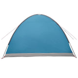 Cabin Tent with Roof Blue 6-Person Polyester and Steel 42028584