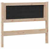 Headboard Other Brown and light grey 100 cm Solid pine wood 879024