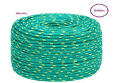 Multipurpose Utility Rope 10 mm 500 m Green PP 645 kg Max Load 3472764
