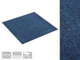 Carpet 20 pcs Dark Blue 50 x 50 cm 100% Polypropylene 42046750