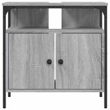 Bathroom Sink Cabinet Grey Sonoma 60x30x60 cm Engineered Wood 842439