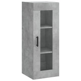 Wall Mounted Cabinet Concrete Grey 34.5x34x90 cm 828920
