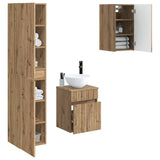 Bathroom Furniture Set 3 pcs Artisan Oak 33 x 34.5 x 160 cm 3406092