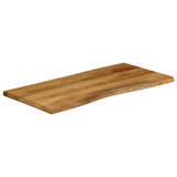 Table Top 110x60x3.8 cm Live Edge Solid Wood Mango 370791