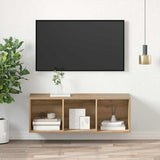 TV Cabinet Set Artisan Oak 37 x 37 x 107 cm Engineered Wood 875082