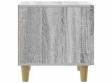 Bedside Cabinet Grey Sonoma 43 x 34.5 x 48 cm Engineered Wood 894537