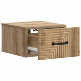 Wall-Mounted Bedside Cabinet 2 pcs Artisan Oak Engineered Wood 898614