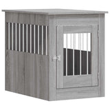 Dog Crate Furniture Grey Sonoma 55x80x68 cm Engineered Wood 838328