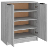 Shoe Cabinet Grey Sonoma 59x35x70 cm Engineered Wood 817103