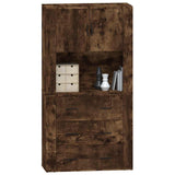 Highboard Smoked Oak Engineered Wood 3185388