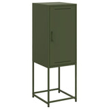 Highboard Olive Green 36x39x107 cm Steel 846534