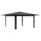 Gazebo without Sidewall 4 x 4 m Light Grey and Anthracite 42036818