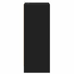 Shoe Cabinet Black 60x35x92 cm Engineered Wood 808946