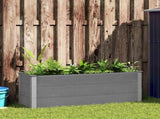 Garden Raised Bed WPC 150x50x54 cm Grey 43607