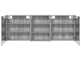 Bathroom Cabinet Set 3 pcs 140 x 14.5 x 70 cm Engineered wood 3403781
