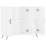 Sideboard High Gloss White 90x34x80 cm Engineered Wood 828078