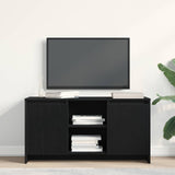 TV Cabinet 102 x 37.5 x 52.5 cm Black Oak Engineered Wood 862707