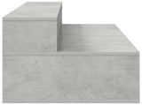 Studio Desk Concrete Grey 110 x 42.5 x 36 cm Engineered Wood 8006735
