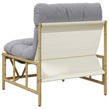 Garden Chair 2 pcs Light grey 75 x 75 x 71 cm Steel 42010310