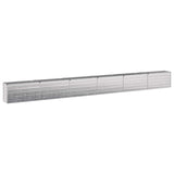 Raised Garden Bed Silver 600 x 40 x 55 cm galvanized 8006302